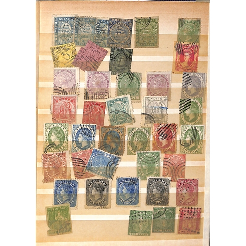 684 - Commonwealth in a stockbook, many collected for their postmarks including Paquebots and maritime, We... 