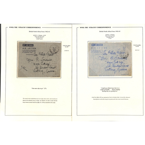 626 - Norway, etc. 1940-45 Covers from Sgt. Bob Strauss to his wife in Sussex, sent from Norway in Apr./Ma... 