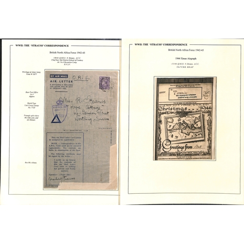 626 - Norway, etc. 1940-45 Covers from Sgt. Bob Strauss to his wife in Sussex, sent from Norway in Apr./Ma... 