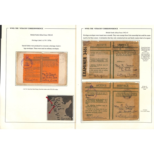 626 - Norway, etc. 1940-45 Covers from Sgt. Bob Strauss to his wife in Sussex, sent from Norway in Apr./Ma... 