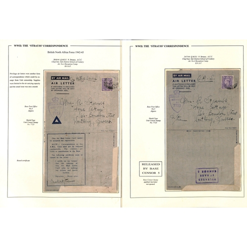 626 - Norway, etc. 1940-45 Covers from Sgt. Bob Strauss to his wife in Sussex, sent from Norway in Apr./Ma... 