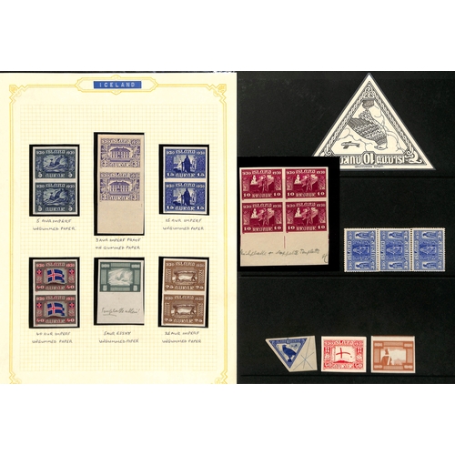 960 - 1931 Parliamentary Millenary Celebrations, display collection of stamps, proofs and essays on eleven... 