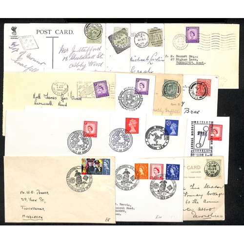 131 - Islands. 1903-85 Covers and cards, mainly Isle of Man with Snaeffel Summit cachets, special event ca... 