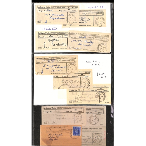 136 - 1953-69 Covers, cards and a few C.O.Ps including various 1953-59 skeleton datestamps (26), 1954 Rail... 