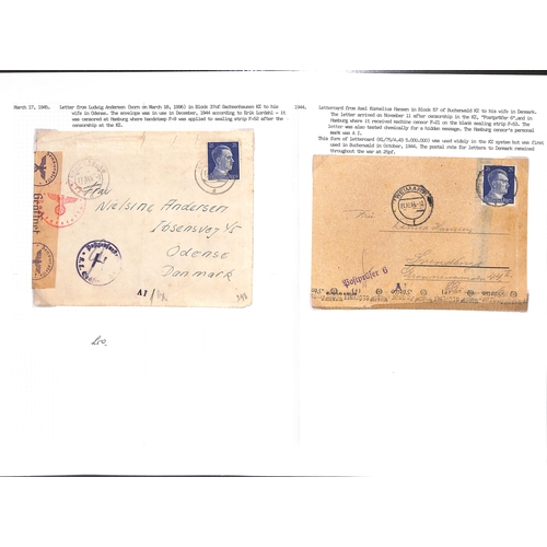 854 - World War Two. 1940-47 Covers including mail from or to Danish workers in Germany (14), from Danes i... 