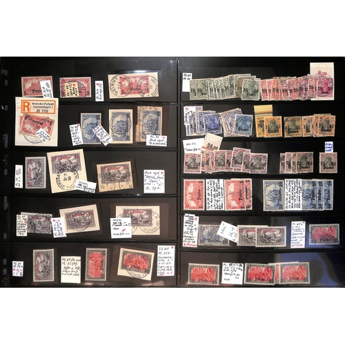 885 - Post Offices in the Ottoman Empire. 1884-1912 Mint and used collection with many additional stamps, ... 