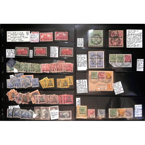 885 - Post Offices in the Ottoman Empire. 1884-1912 Mint and used collection with many additional stamps, ... 