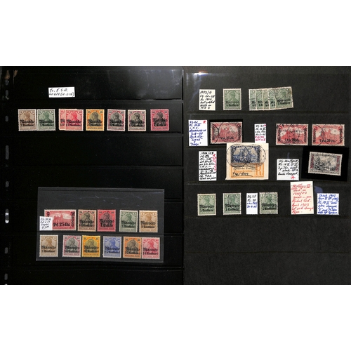 886 - Post Offices in Morocco. 1899-1918 Mint and used collection with many additional stamps, various sha... 