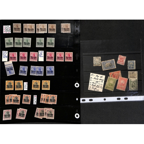 886 - Post Offices in Morocco. 1899-1918 Mint and used collection with many additional stamps, various sha... 