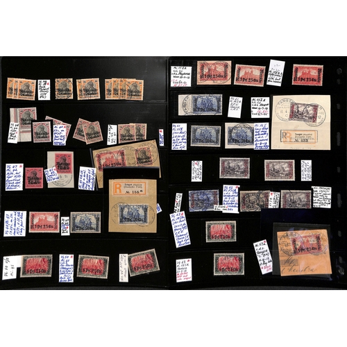 886 - Post Offices in Morocco. 1899-1918 Mint and used collection with many additional stamps, various sha... 