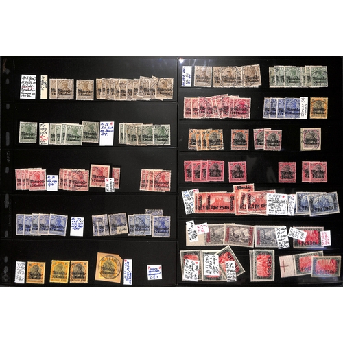 886 - Post Offices in Morocco. 1899-1918 Mint and used collection with many additional stamps, various sha... 