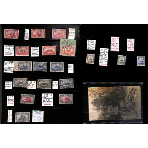 929 - 1897-1919 Mint and used collection with used stamps largely collected for their cancels, many better... 