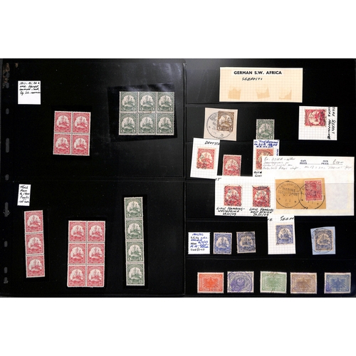 929 - 1897-1919 Mint and used collection with used stamps largely collected for their cancels, many better... 