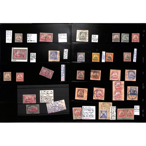 929 - 1897-1919 Mint and used collection with used stamps largely collected for their cancels, many better... 