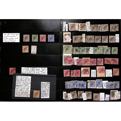 929 - 1897-1919 Mint and used collection with used stamps largely collected for their cancels, many better... 