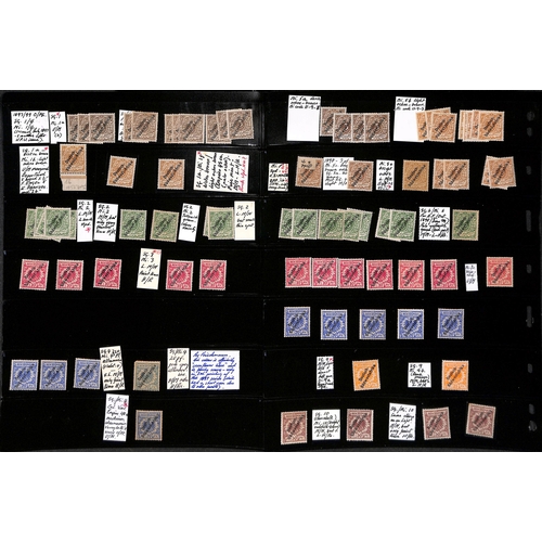 929 - 1897-1919 Mint and used collection with used stamps largely collected for their cancels, many better... 