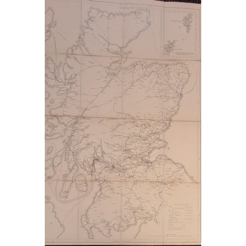 2 - 1871 General Post Office circular maps, for England and Wales, and for Scotland, the two maps in sep... 