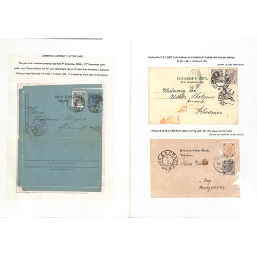 706 - 1867-1918 Issues for Austria-Hungary and Austria, the mainly used collection in an album including 1... 