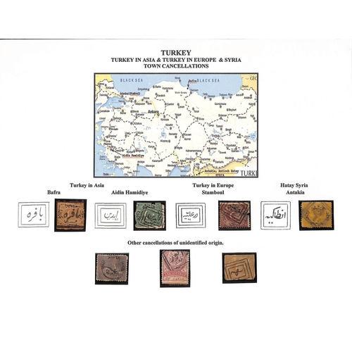 1809 - 1876-1923 Stamps and postal history, the well written up collection containing ninety covers and car... 