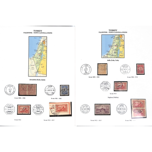 1809 - 1876-1923 Stamps and postal history, the well written up collection containing ninety covers and car... 