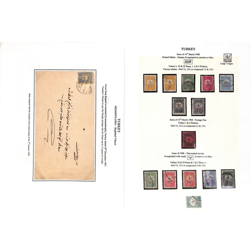 1809 - 1876-1923 Stamps and postal history, the well written up collection containing ninety covers and car... 