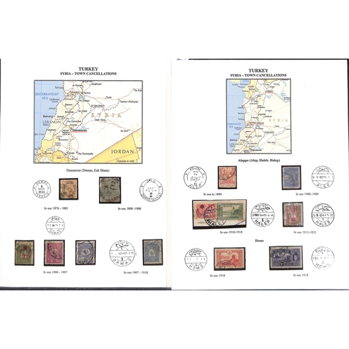 1809 - 1876-1923 Stamps and postal history, the well written up collection containing ninety covers and car... 