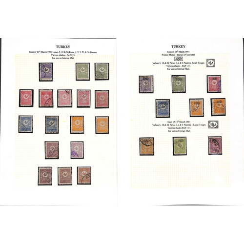 1809 - 1876-1923 Stamps and postal history, the well written up collection containing ninety covers and car... 