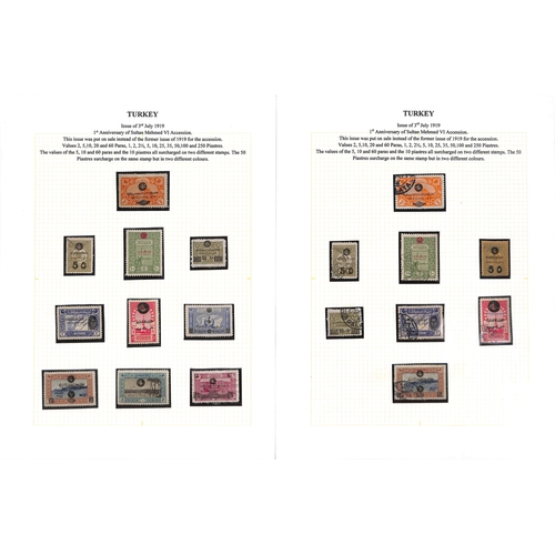 1809 - 1876-1923 Stamps and postal history, the well written up collection containing ninety covers and car... 