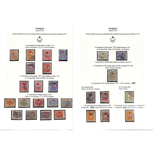 1809 - 1876-1923 Stamps and postal history, the well written up collection containing ninety covers and car... 