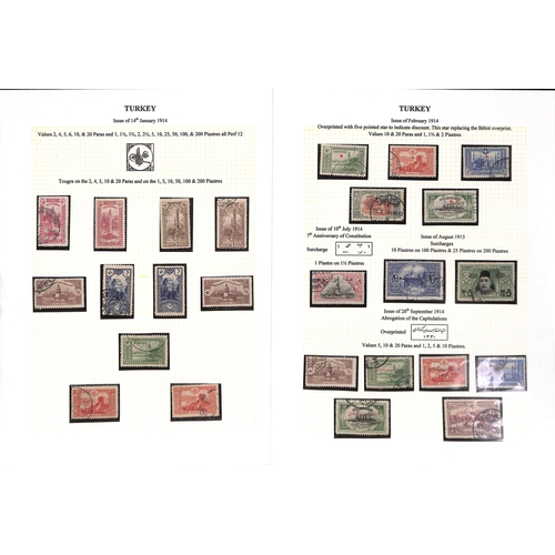 1809 - 1876-1923 Stamps and postal history, the well written up collection containing ninety covers and car... 