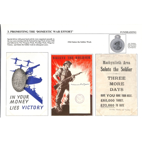 643 - Women at War. The very well written up collection on 103 double pages, entitled 