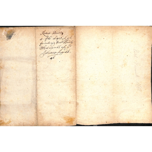 140 - 1648 (Feb 8) Warrant from Robert Rich, 2nd Earl of Warwick 