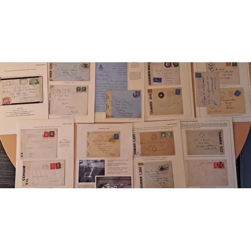 650 - Censorship. 1939-45 Covers and cards from, to or within G.B, including returned items with enclosed ... 