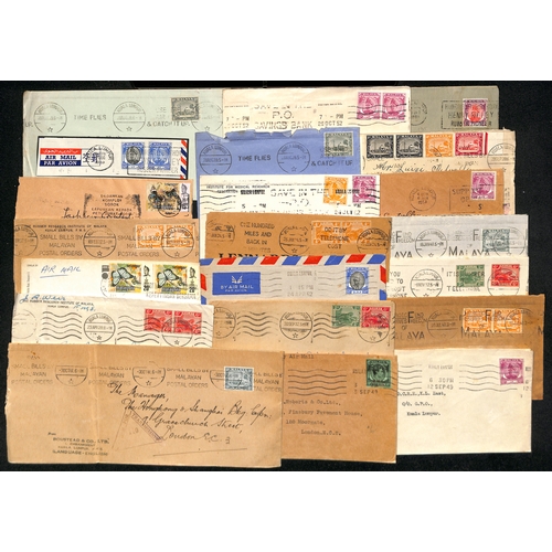 Machines/Slogans. 1928-73 Covers and cards with slogan cancels (51, 42 ...