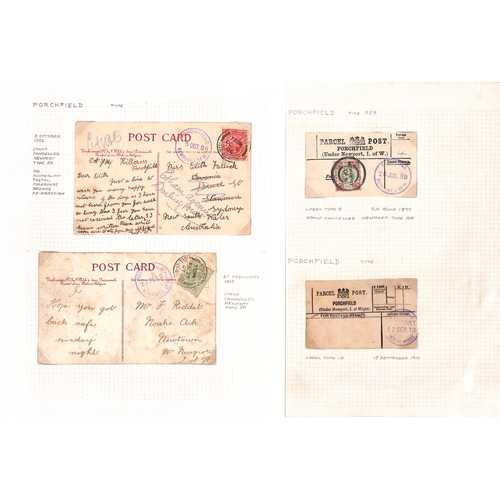 1898-1928 Picture postcards (73) and Parcel Post labels (4) all with ...