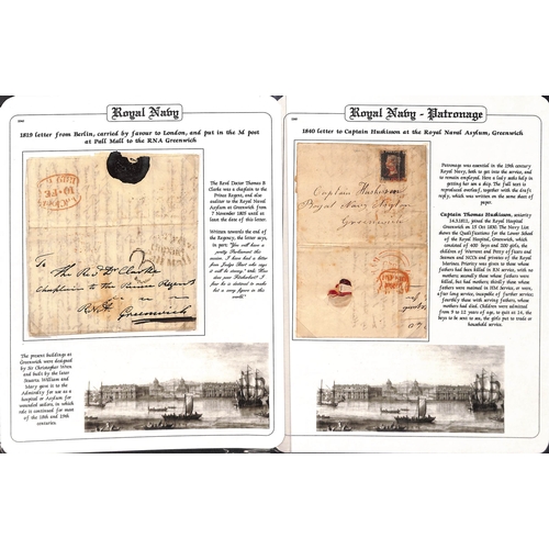 409 - Royal Naval Asylum.  1819 (Feb 10) Entire letter posted in London to 