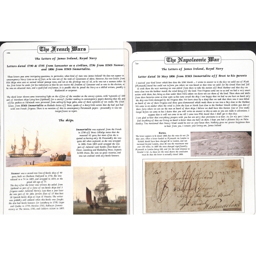 399 - 1790-96 Entire letters from James Ireland to his parents in Westmoreland comprising 1790 letter from... 