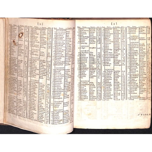 18 - Britannia Depicta, or Ogilby Improved, being an actual survey of all the direct and principal cross ... 