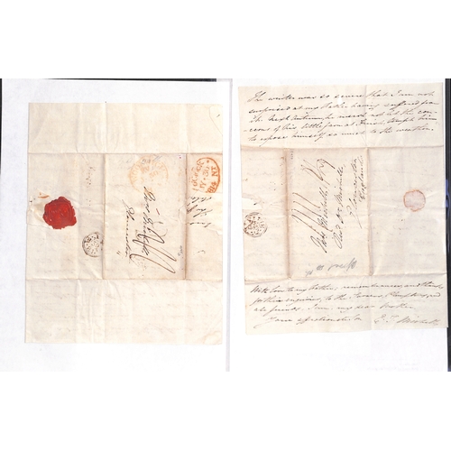 363 - 1811-17 Entire letters from Captain Edward Michell, Royal Artillery, to his parents or sister in Glo... 