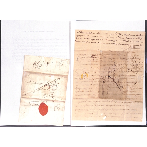 363 - 1811-17 Entire letters from Captain Edward Michell, Royal Artillery, to his parents or sister in Glo... 