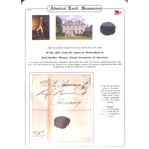 386 - Admiral Lord Saumarez.  1811 (May 15) Letter from 