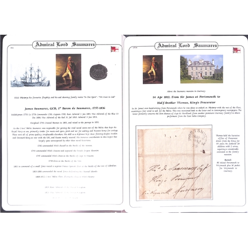 386 - Admiral Lord Saumarez.  1811 (May 15) Letter from 