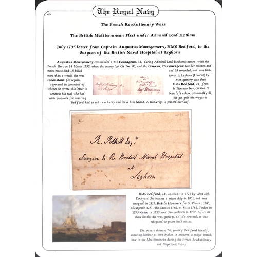 396 - 1737-1832 Documents and letters comprising 1737 letter from Customs House London signed by five Comm... 