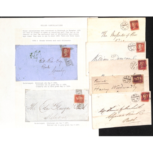 692 - Cancellations.  1846-1908 Covers and cards with numeral cancels, duplexs including Brunswick Star an... 
