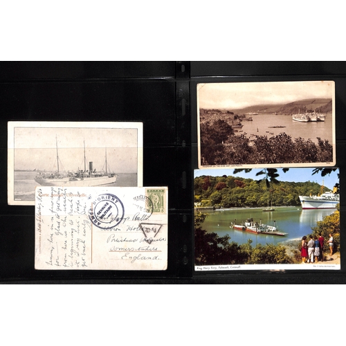 368 - Troopship Mail.  c.1905-45 Postcards and covers posted on British troopships, mainly WW1 but some ea... 