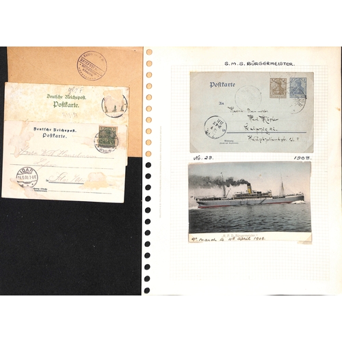 368 - Troopship Mail.  c.1905-45 Postcards and covers posted on British troopships, mainly WW1 but some ea... 