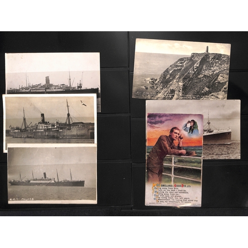 368 - Troopship Mail.  c.1905-45 Postcards and covers posted on British troopships, mainly WW1 but some ea... 