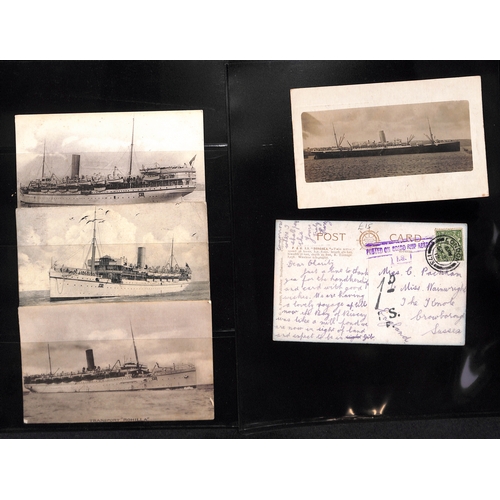368 - Troopship Mail.  c.1905-45 Postcards and covers posted on British troopships, mainly WW1 but some ea... 