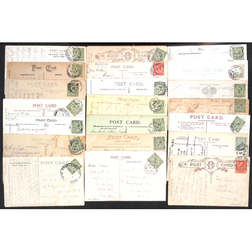 367 - Camp Cancels.  1904-65 Picture postcards and a few covers (240) all with camp cancels including skel... 