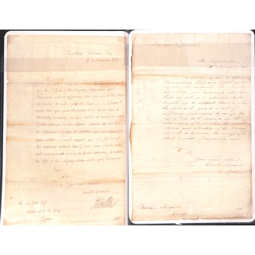 403 - 1808-13 Orders all to Robert Mitford, commanding H.M Sloop 